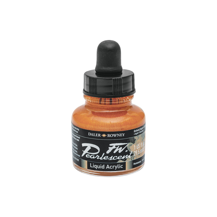 FW Pearlescent Liquid Acrylic Ink 1oz - Birdwing Copper
