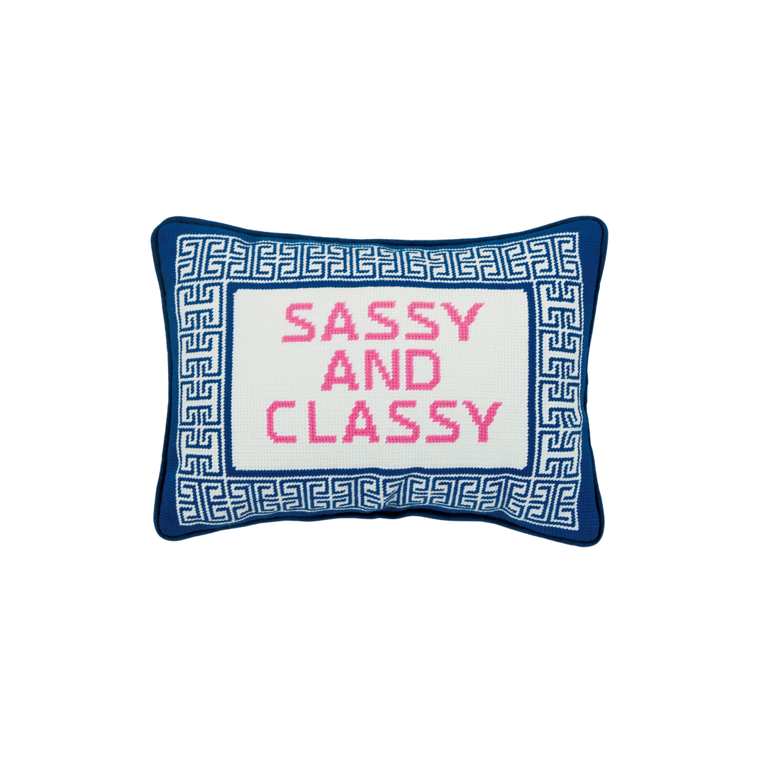 Sassy and Classy Hook Pillow