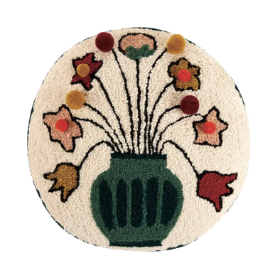 You Deserve Some Flowers Tassels Pillow