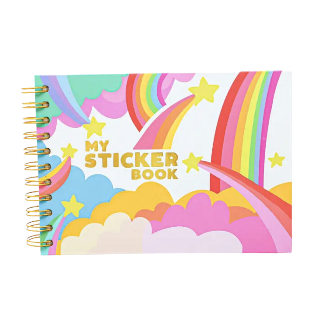 Hardcover Retro Style Sticker Book