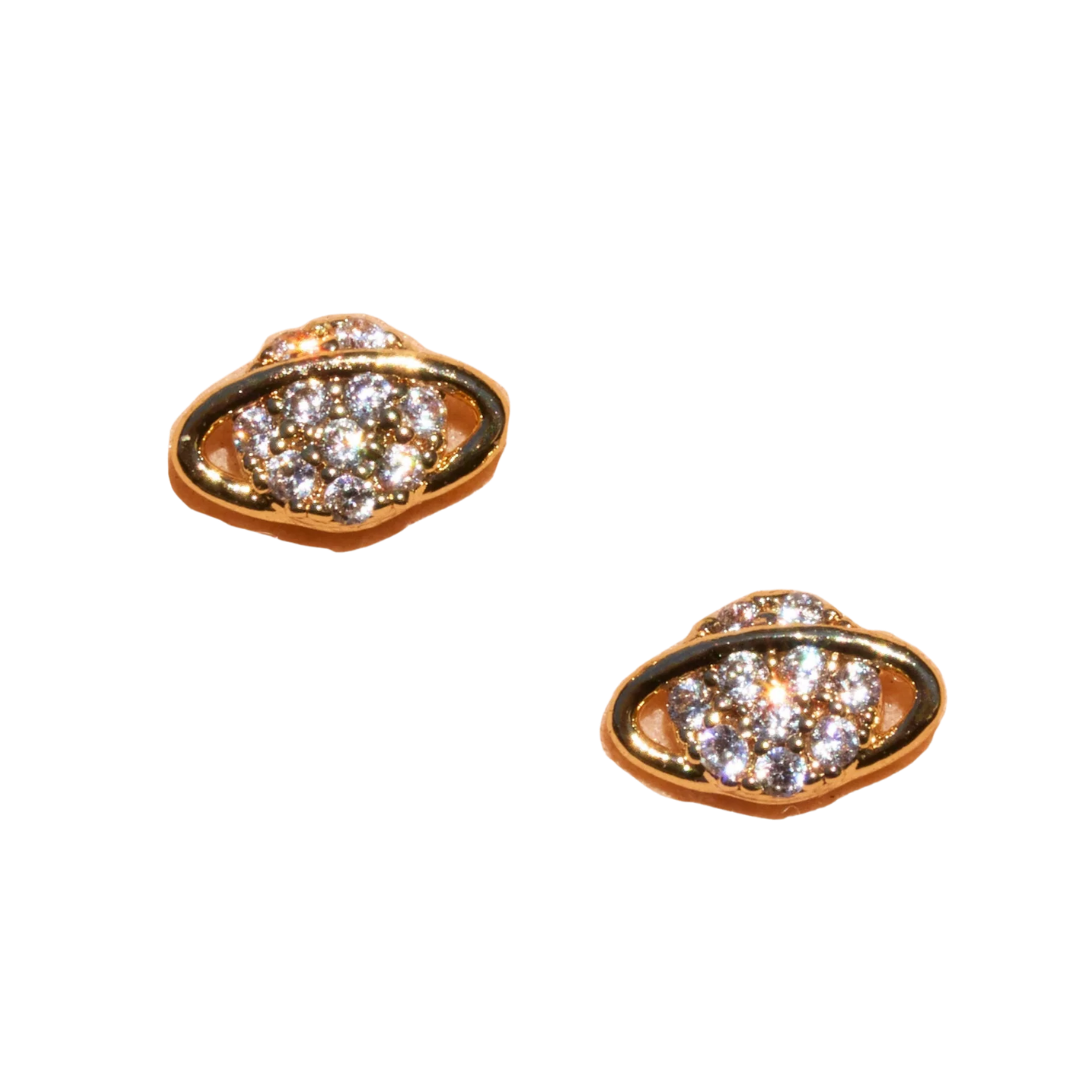 Shimmer Saturn Studs