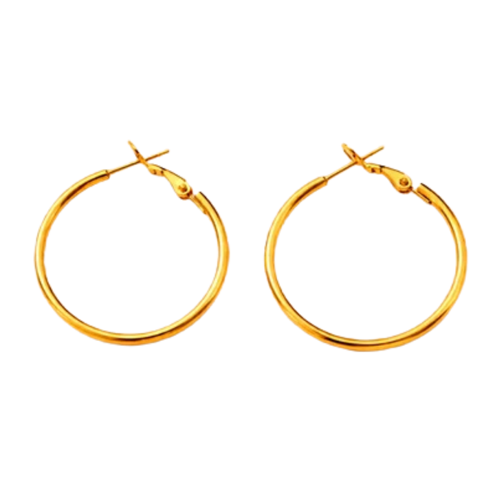 Angeline Gold Hoops
