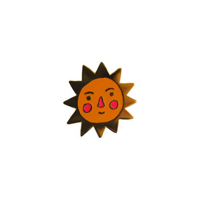 Sun Enamel Pin