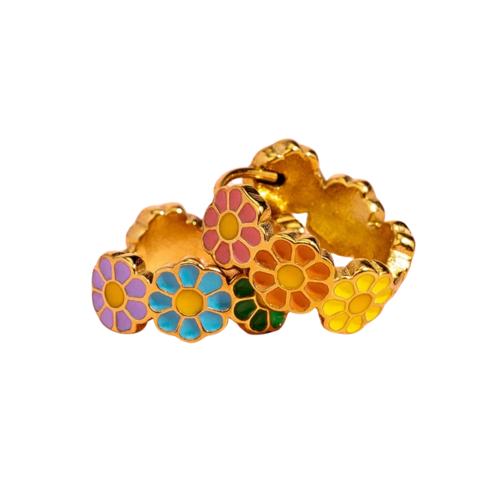 Rainbow Daisy Huggies
