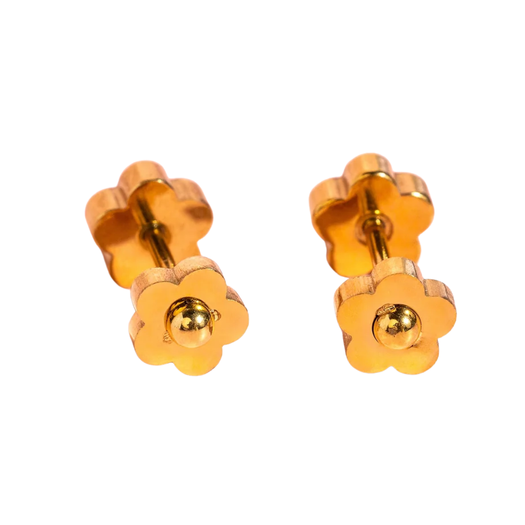 Tiny Classic Flower Earrings