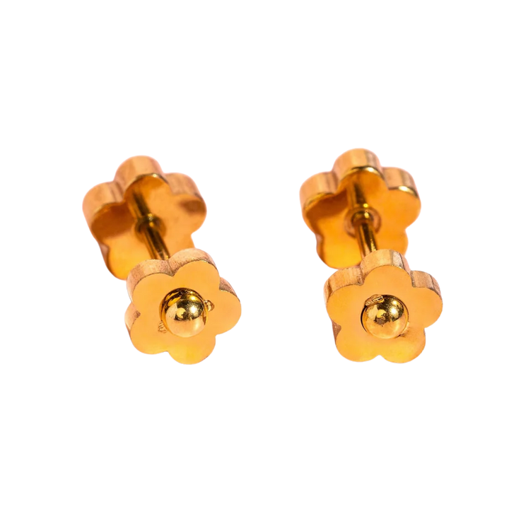 Tiny Classic Flower Earrings
