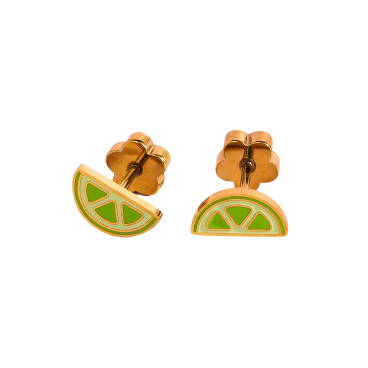 Lime Slice Earrings