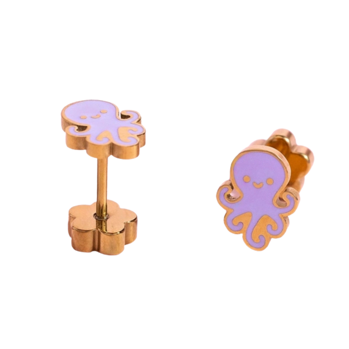 Octopus Earrings