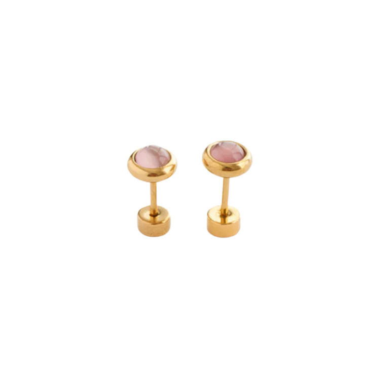 Rose Quartz Earrings