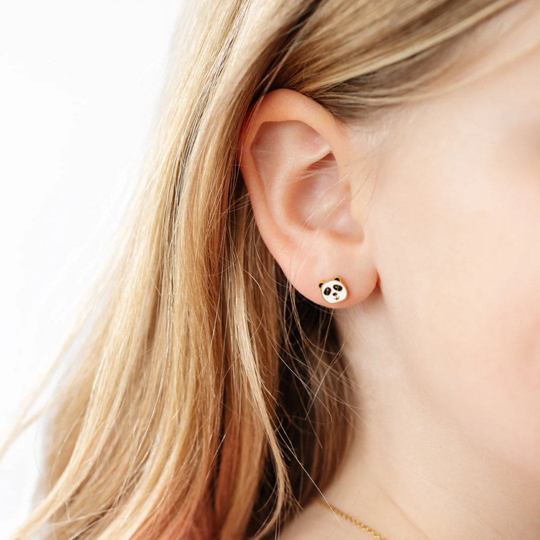 Panda Earrings
