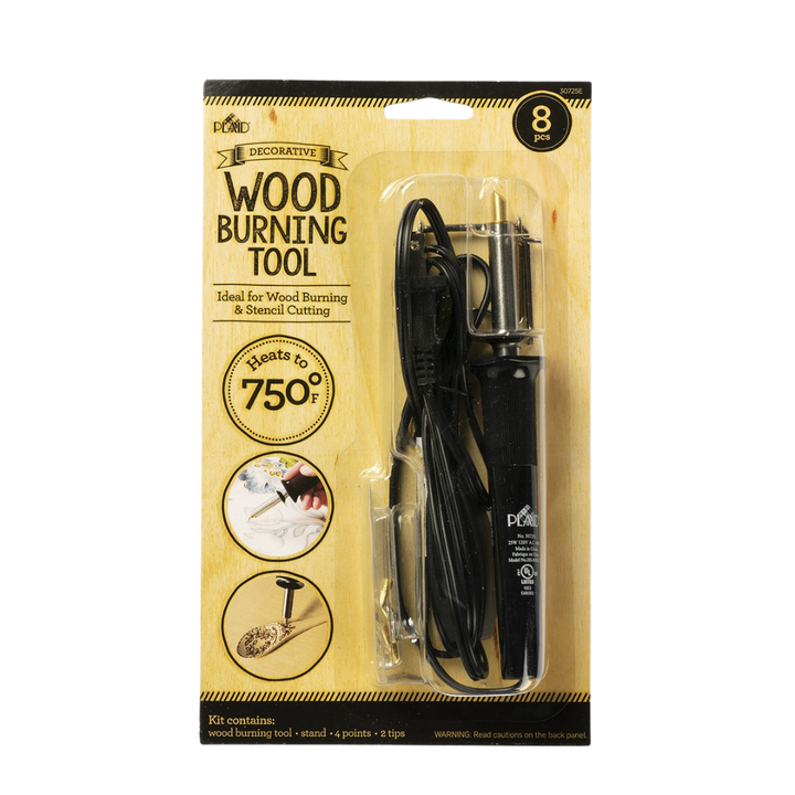 Plaid Decorative Wood Burning Tool 8 Piece Set