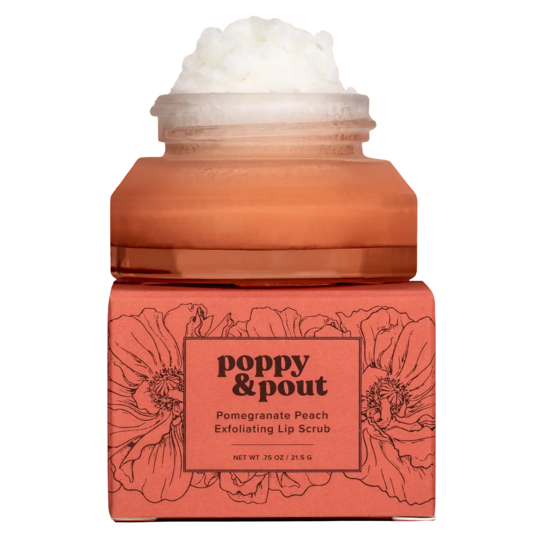 Lip Scrub, Pomegranate Peach