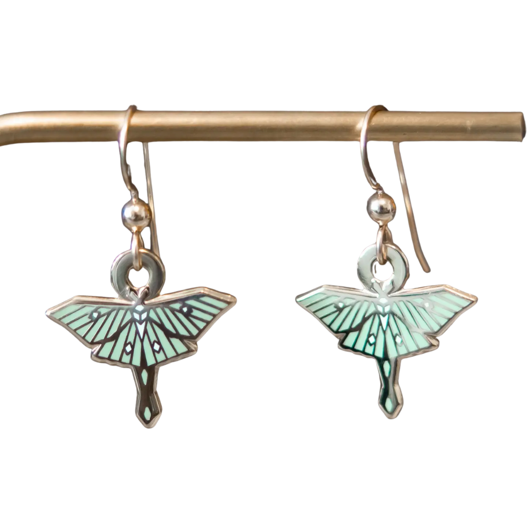 Luna Moth Earrings
