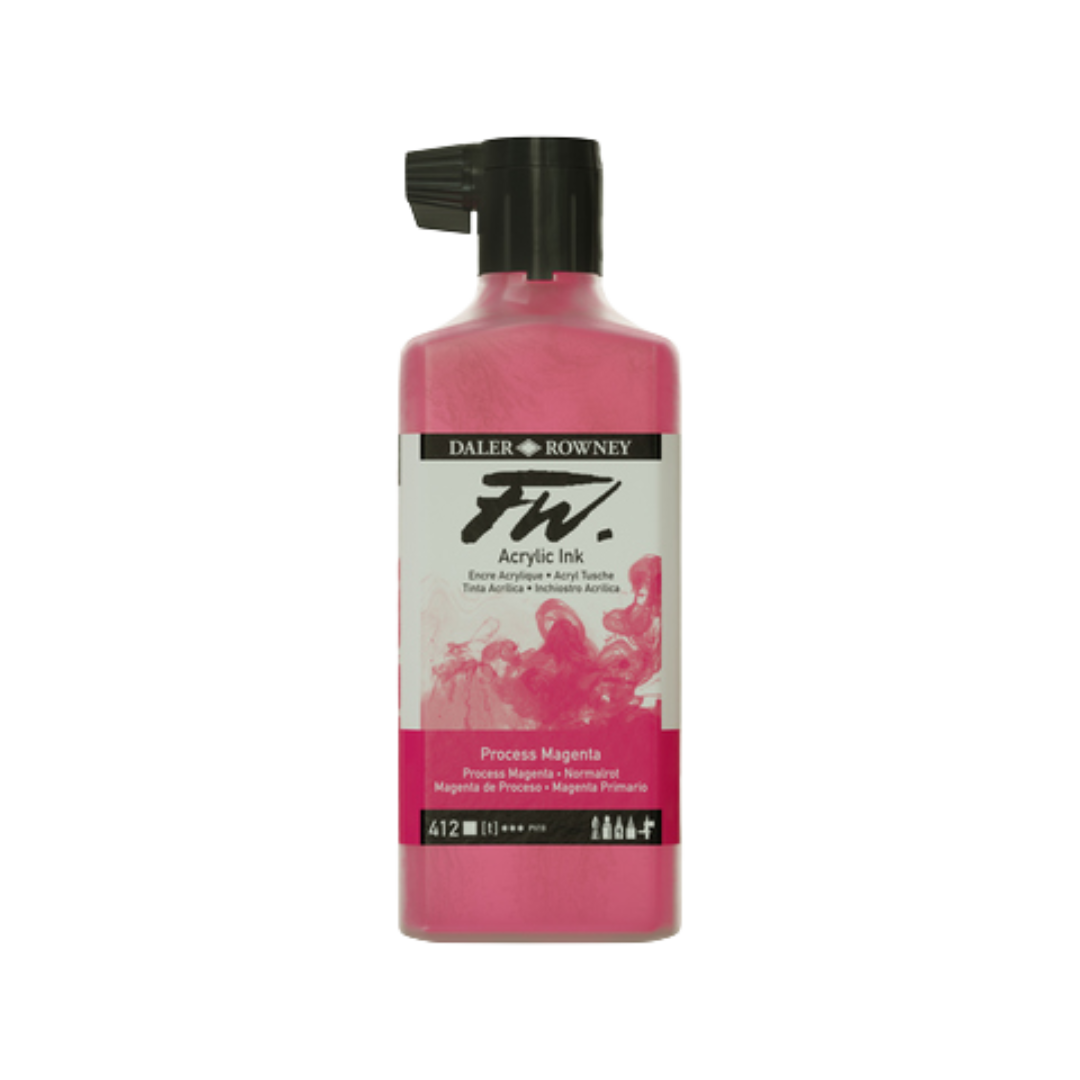 FW Liquid Acrylic Ink 6oz - Process Magenta