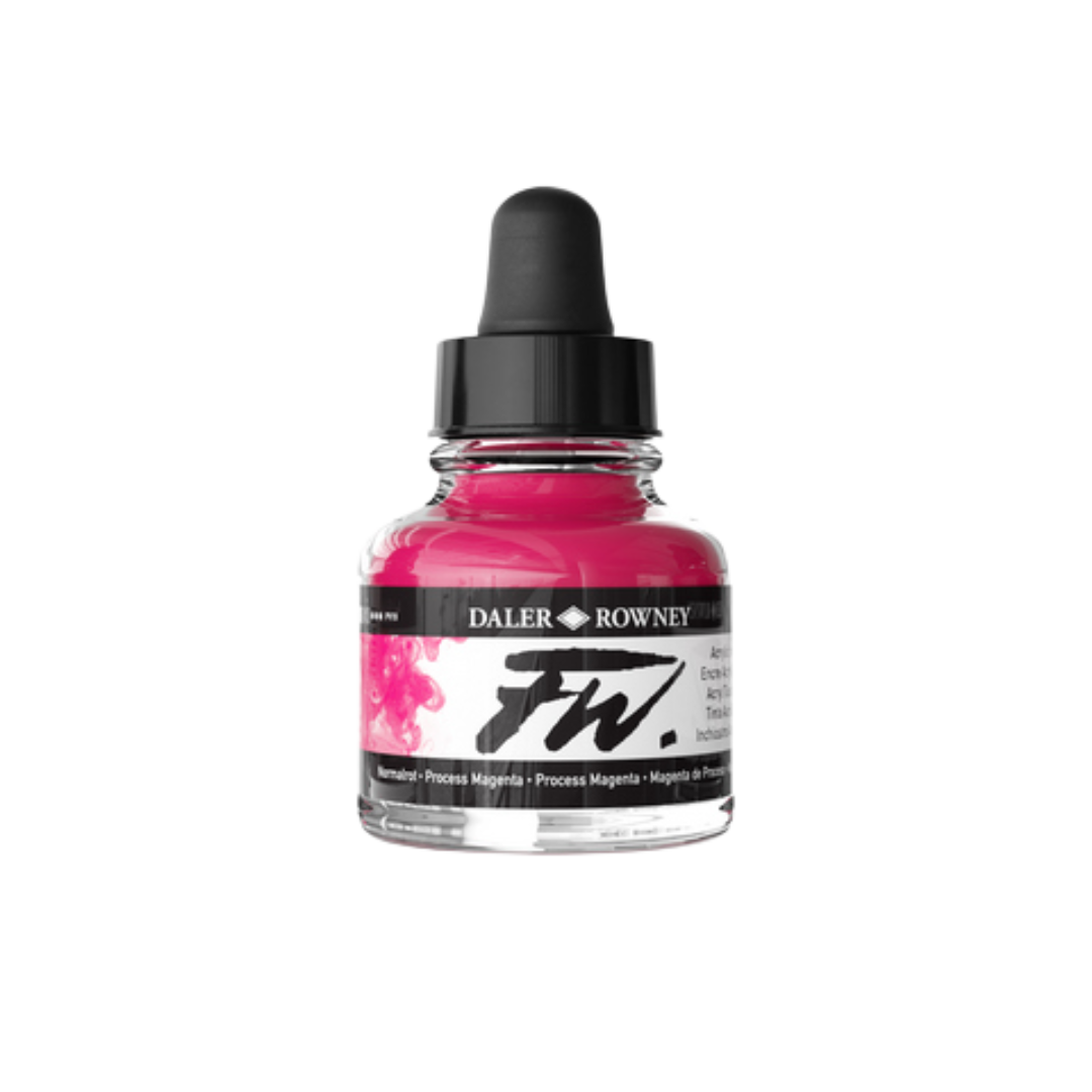 FW Liquid Acrylic Ink 1oz - Process Magenta