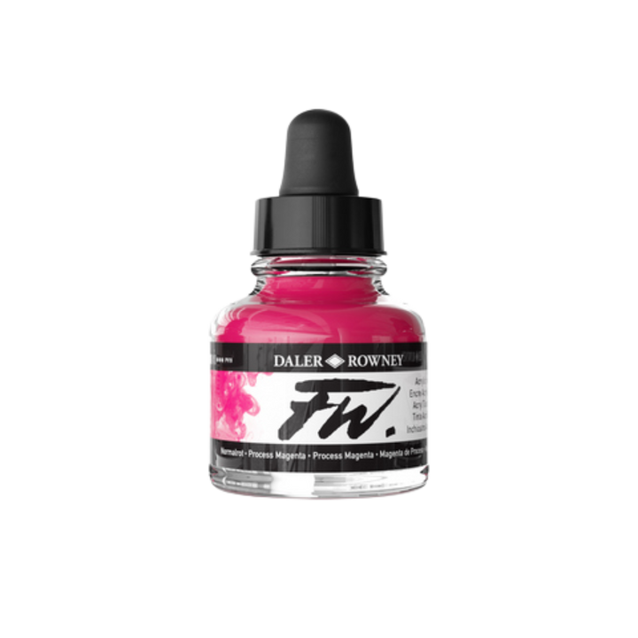 FW Liquid Acrylic Ink 1oz - Process Magenta