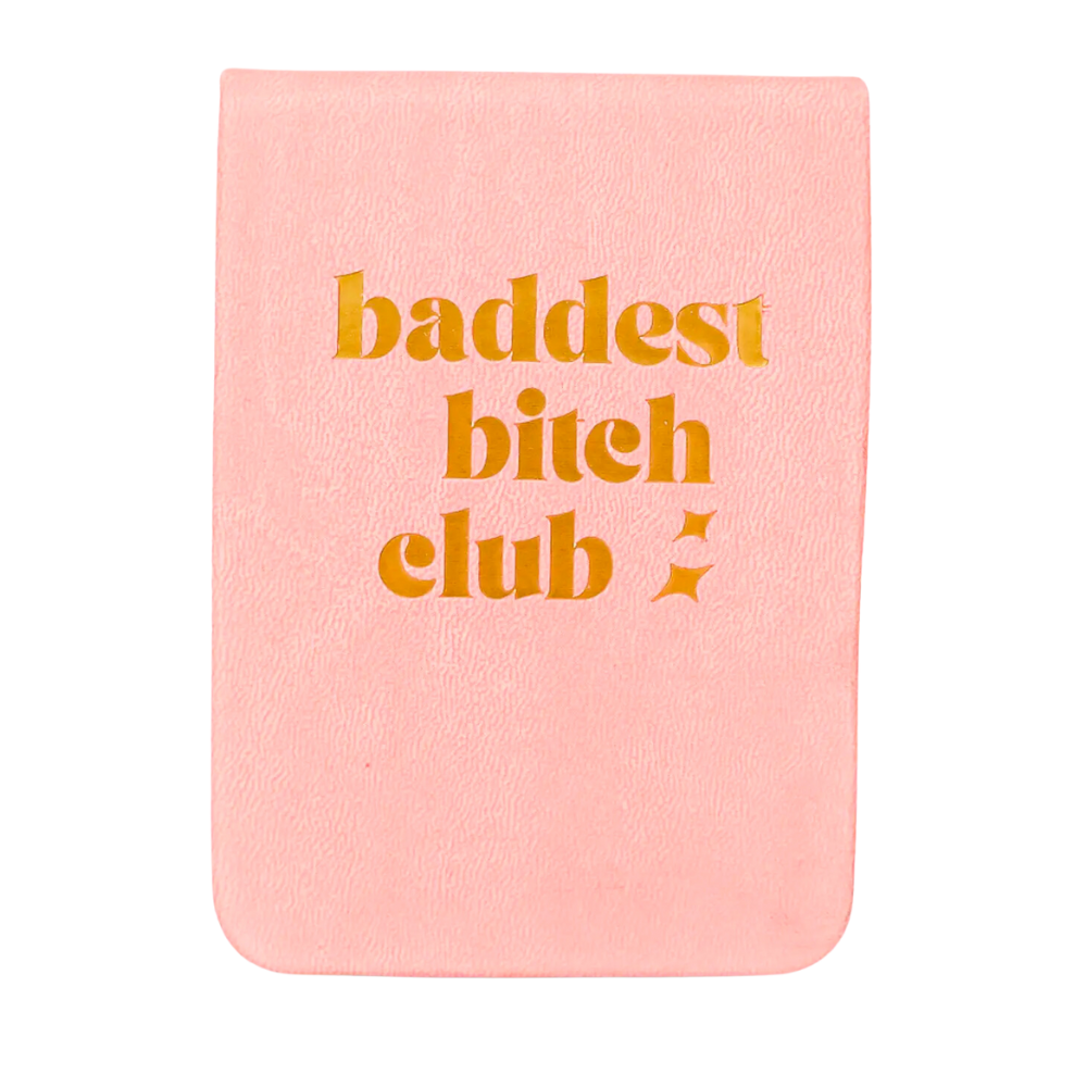 Baddest Bitch Club Leatherette Pocket Journal
