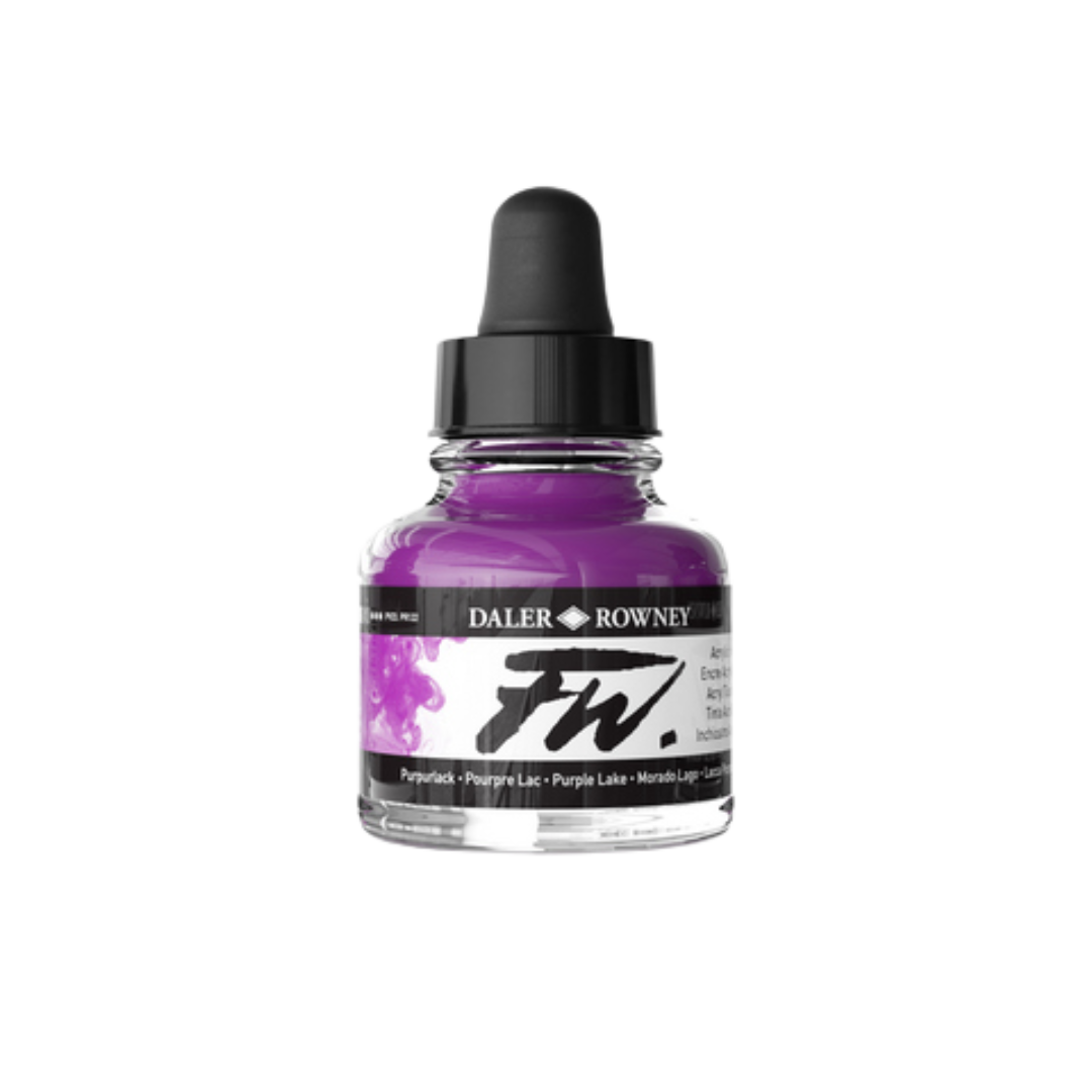 FW Liquid Acrylic Ink 1oz - Purple Lake