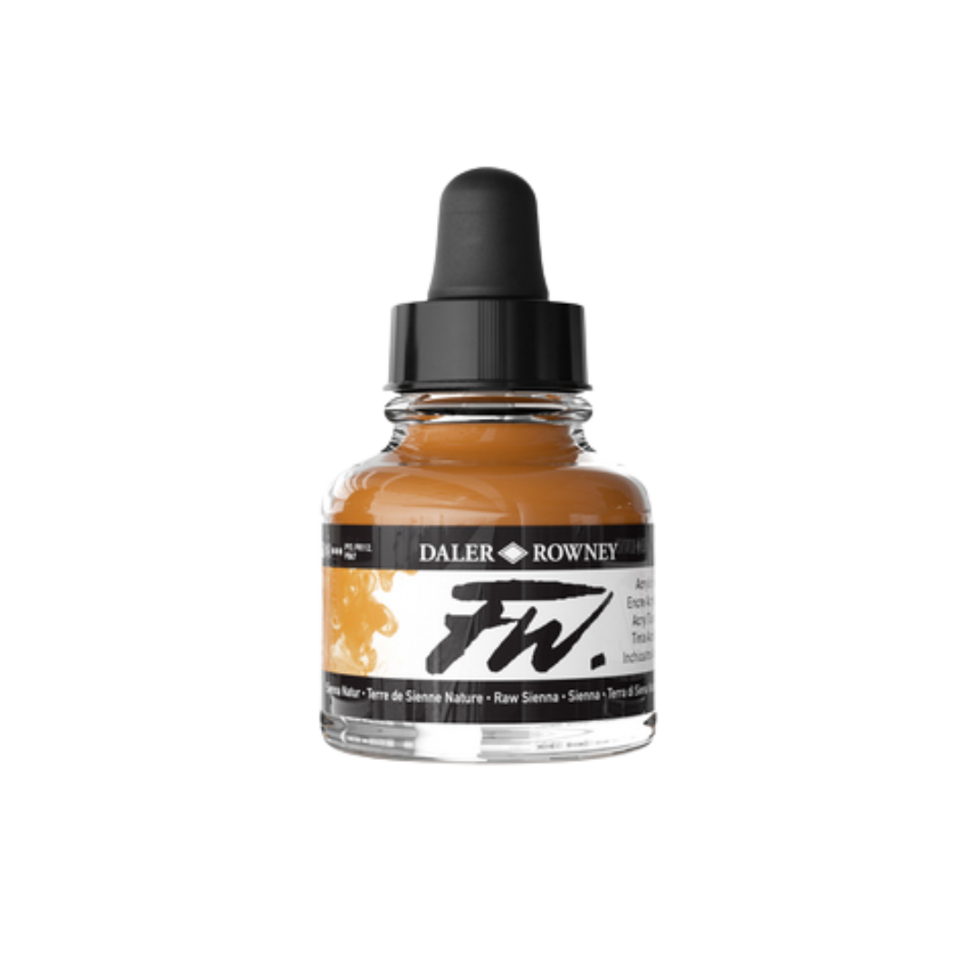 FW Liquid Acrylic Ink 1oz - Raw Sienna