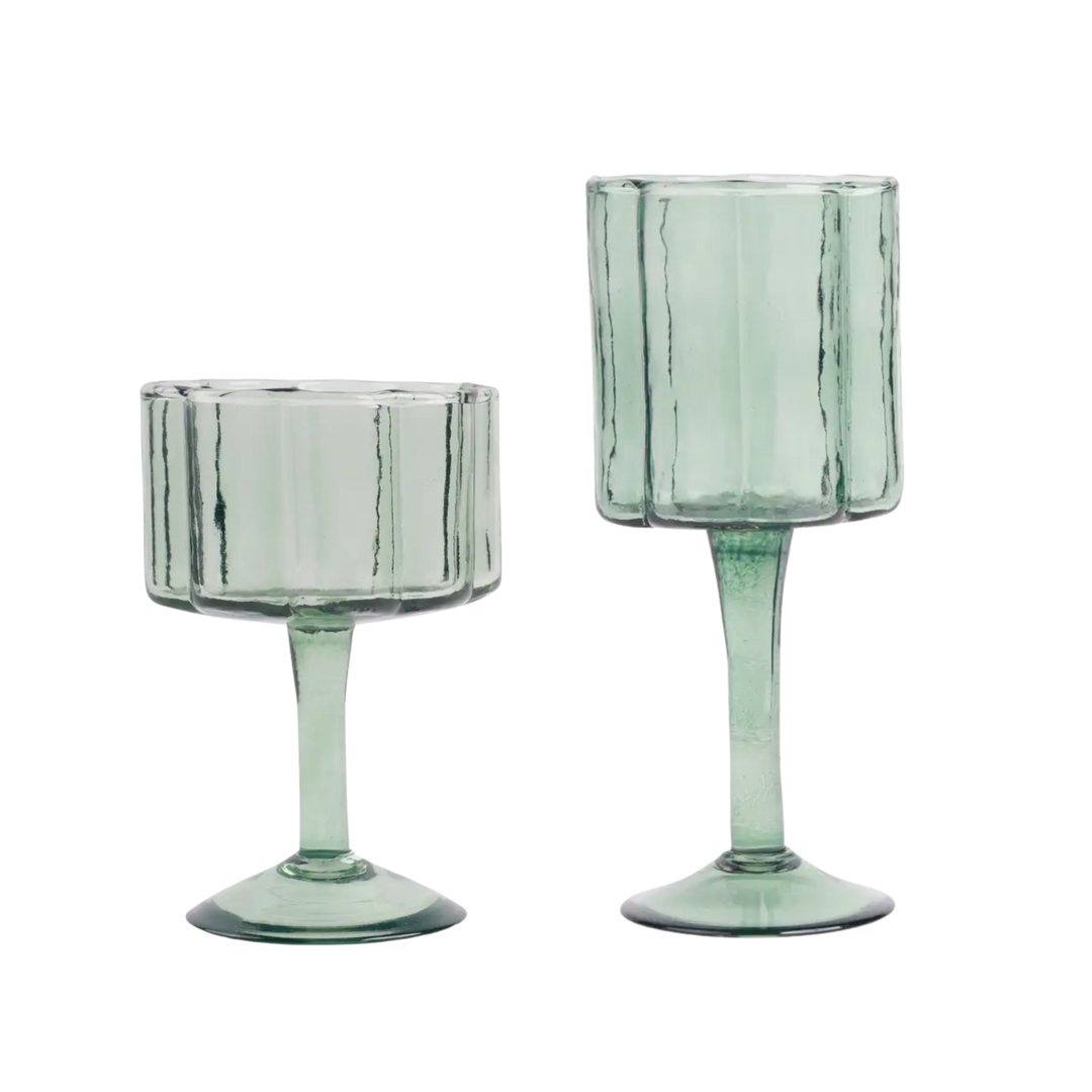 Daisy Wine Glass