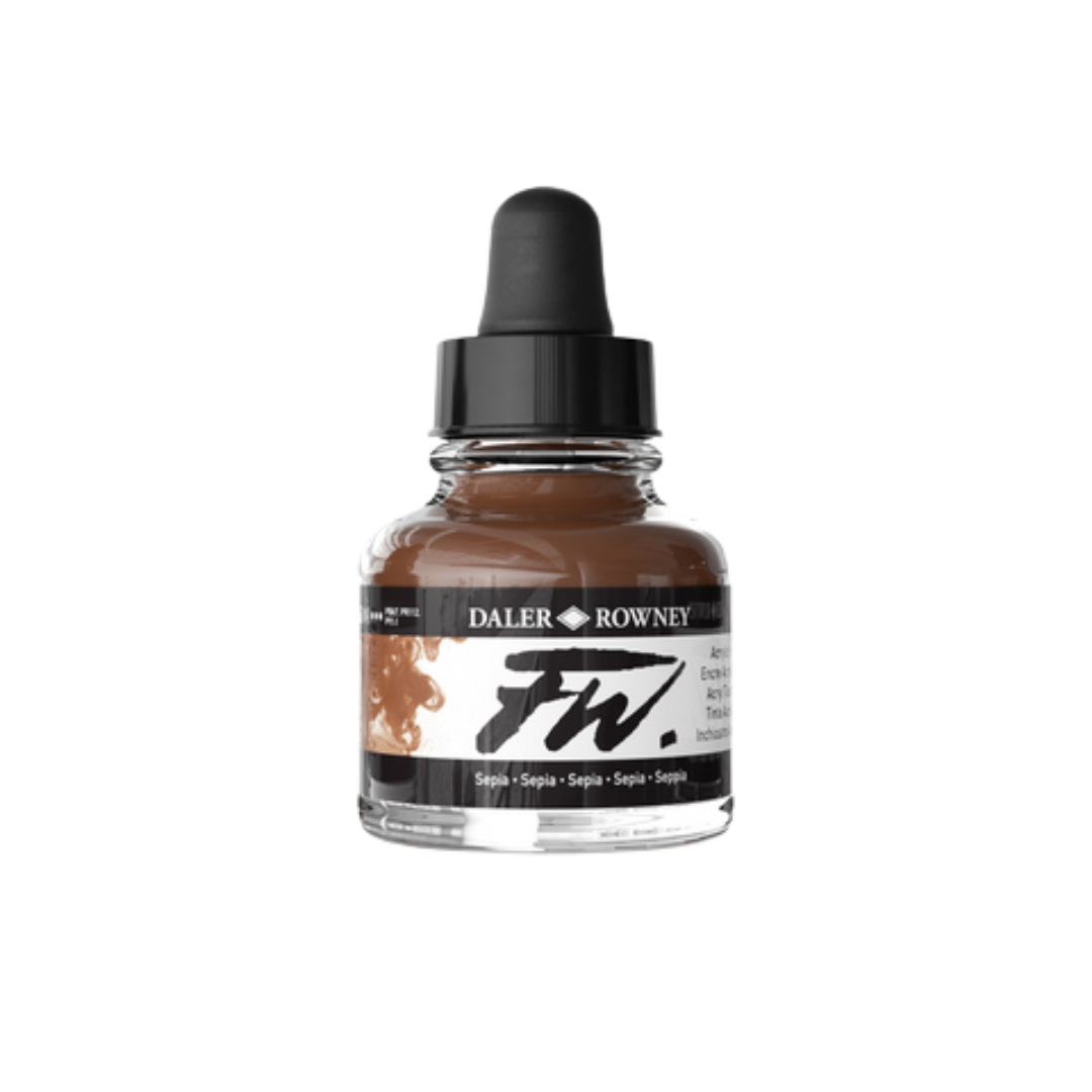 FW Liquid Acrylic Ink 1oz - Sepia