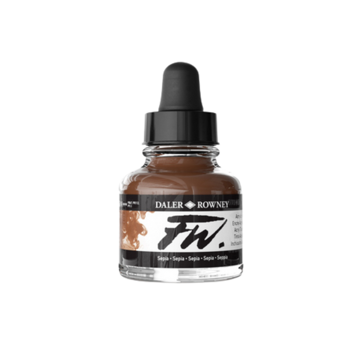 FW Liquid Acrylic Ink 1oz - Sepia