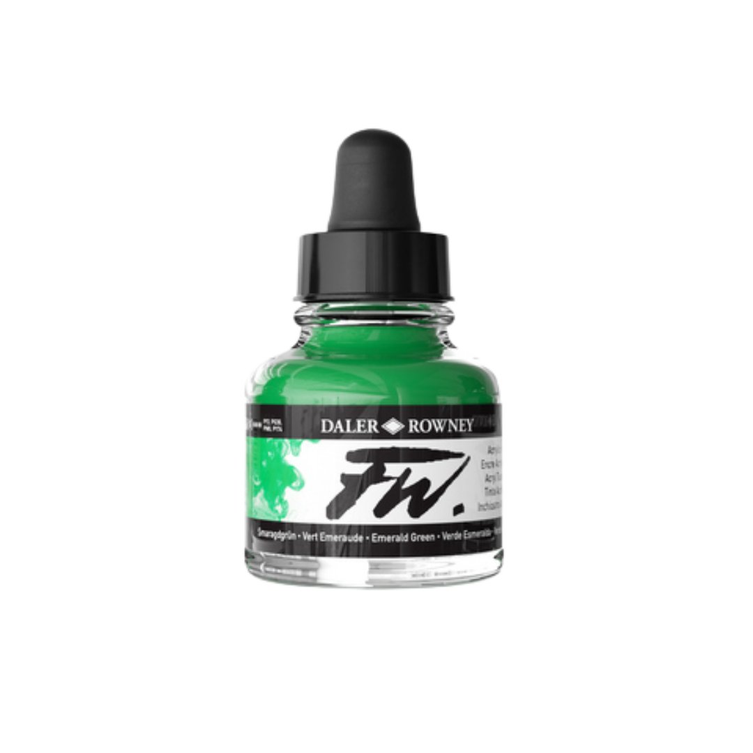 FW Liquid Acrylic Ink 1oz - Emerald Green