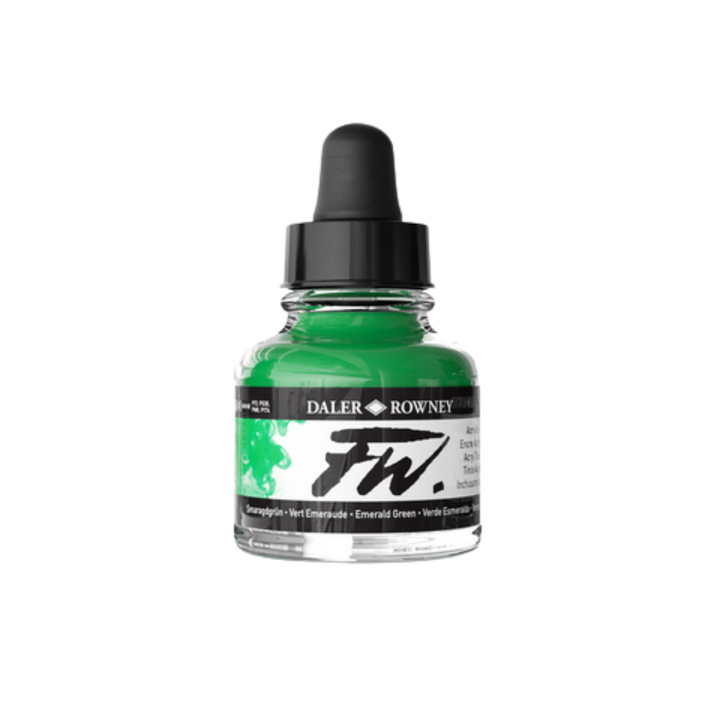 FW Liquid Acrylic Ink 1oz - Emerald Green