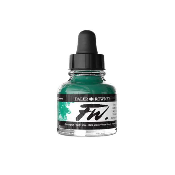 FW Liquid Acrylic Ink 1oz - Dark Green