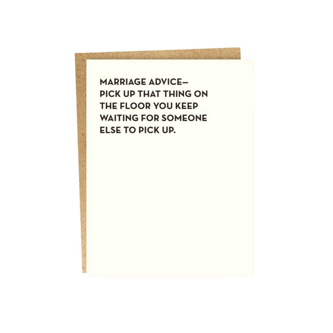 Marriage Advice Card