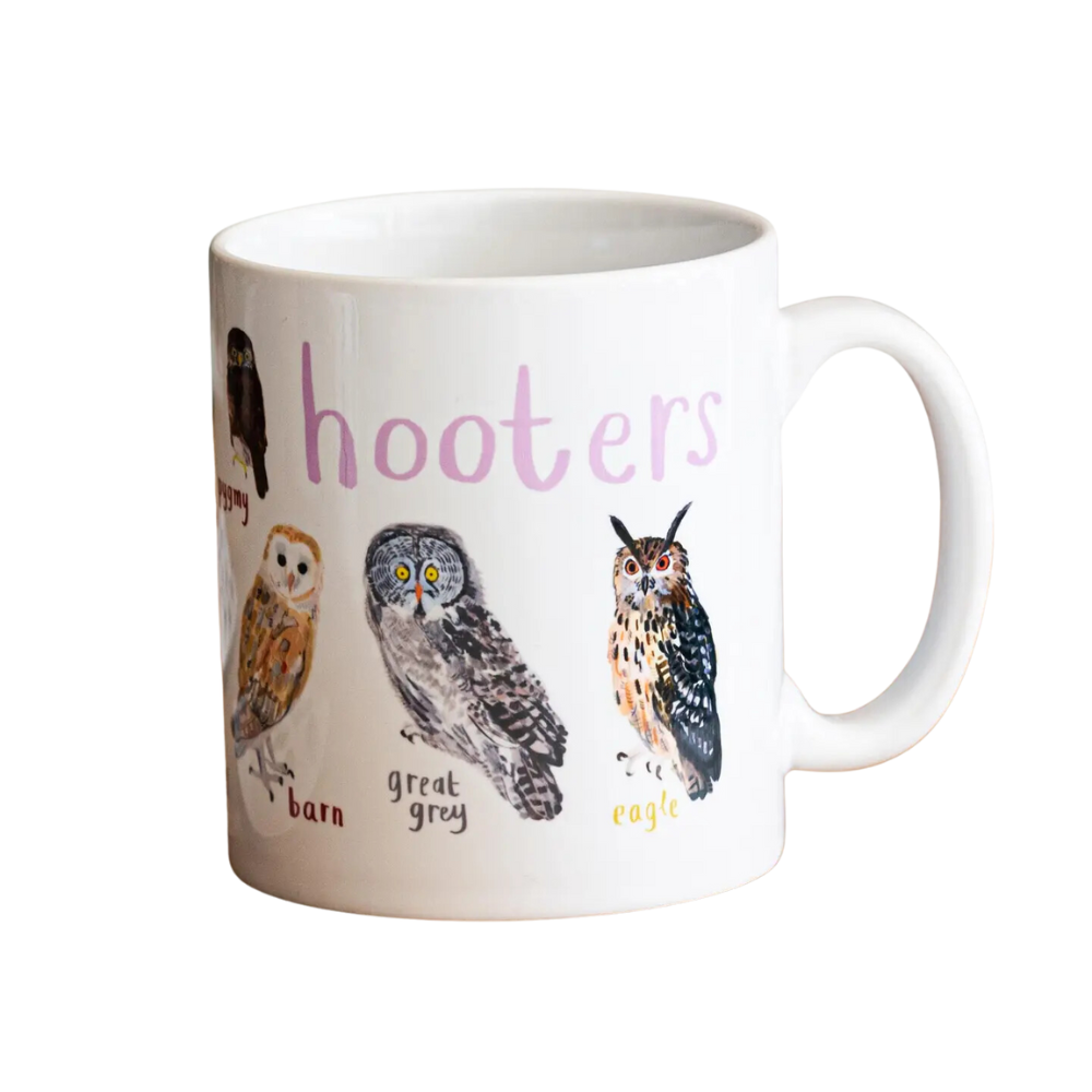 Hooters Ceramic Bird Pun Mug