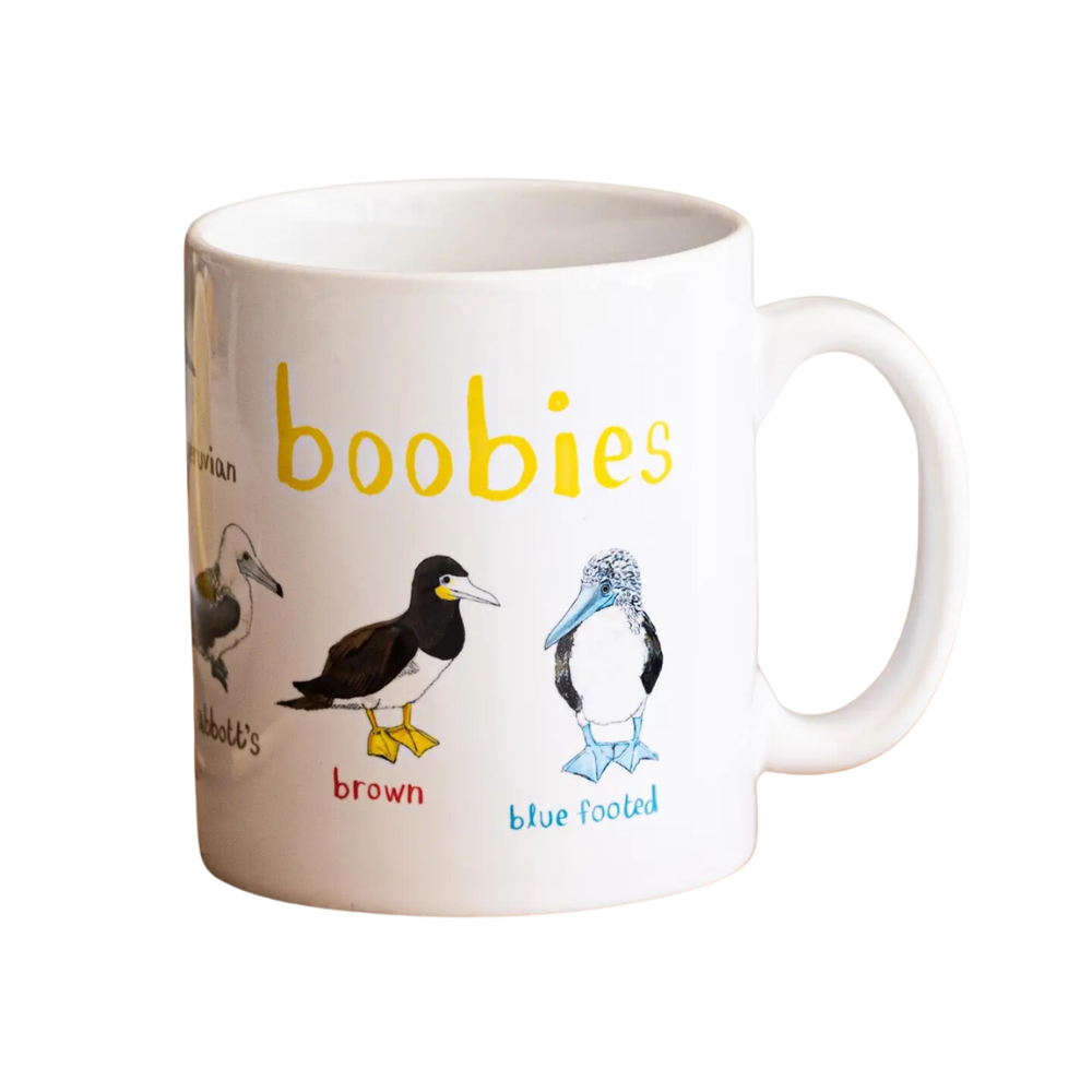 Boobies Ceramic Bird Pun Mug