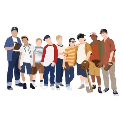 The Sandlot Team Sticker