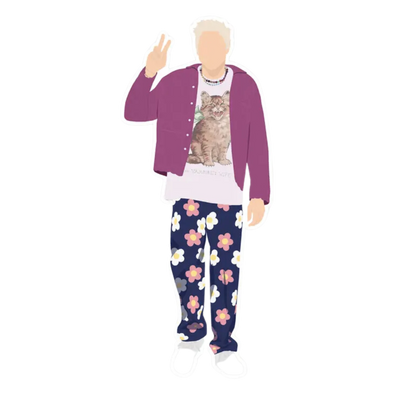 Pete Davidson Peace Sign Sticker