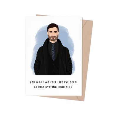 Roy Kent Love Struck By Lightning Greeting Card