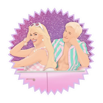 Barbie Movie Barbie & Ken Sticker