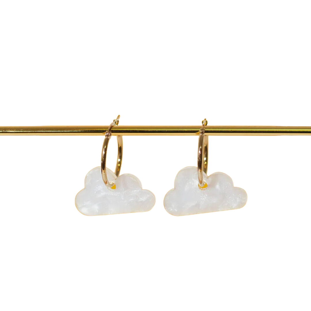 Cloud Hoop Earrings