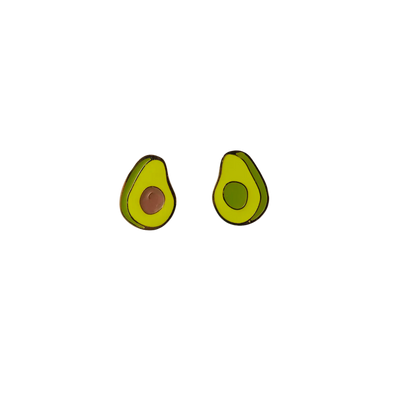 Avocado Stud Earrings