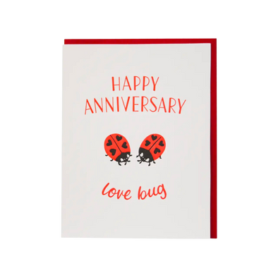 Little Ladybugs Anniversary Card