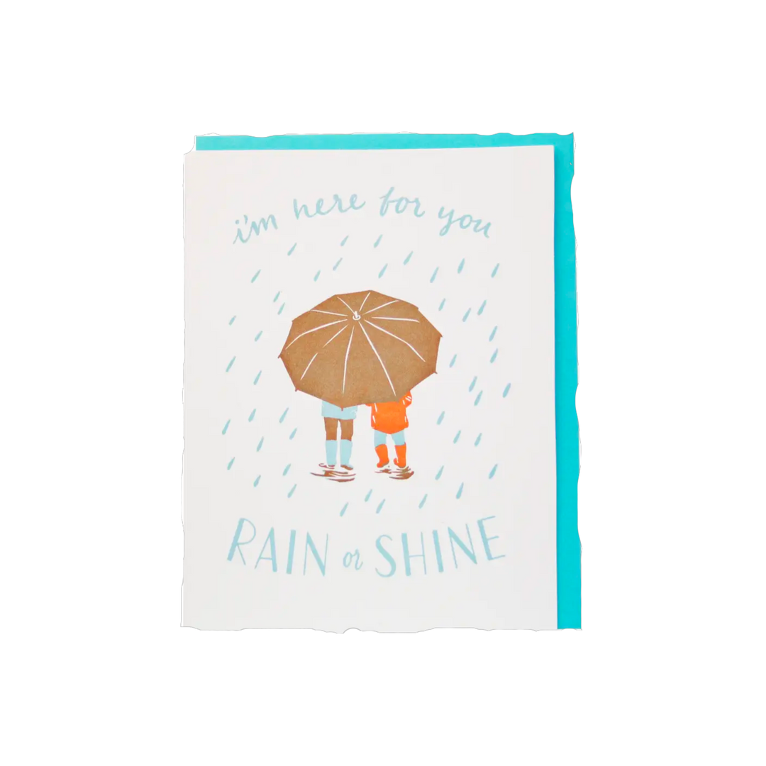 Rainshower Friendship Card
