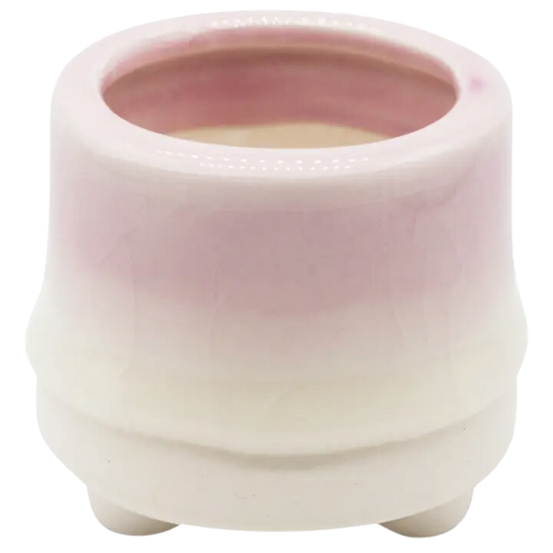 Round Dripping Glazed Finger Pot