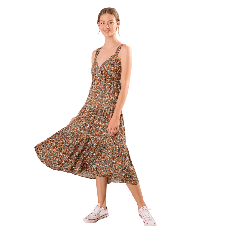 Floral Print Maxi Dress