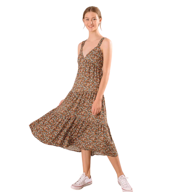 Floral Print Maxi Dress