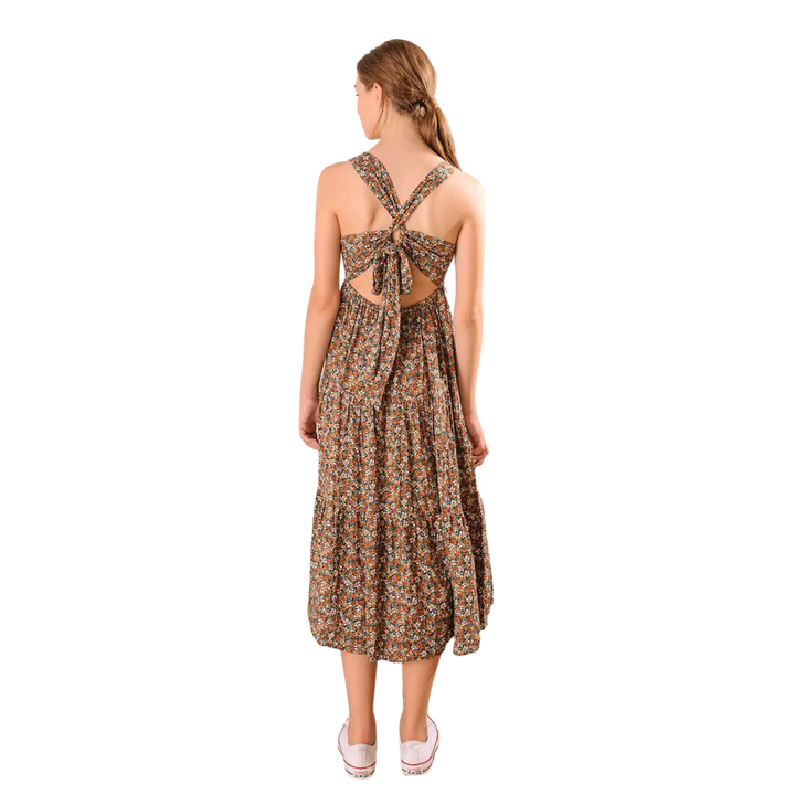 Floral Print Maxi Dress