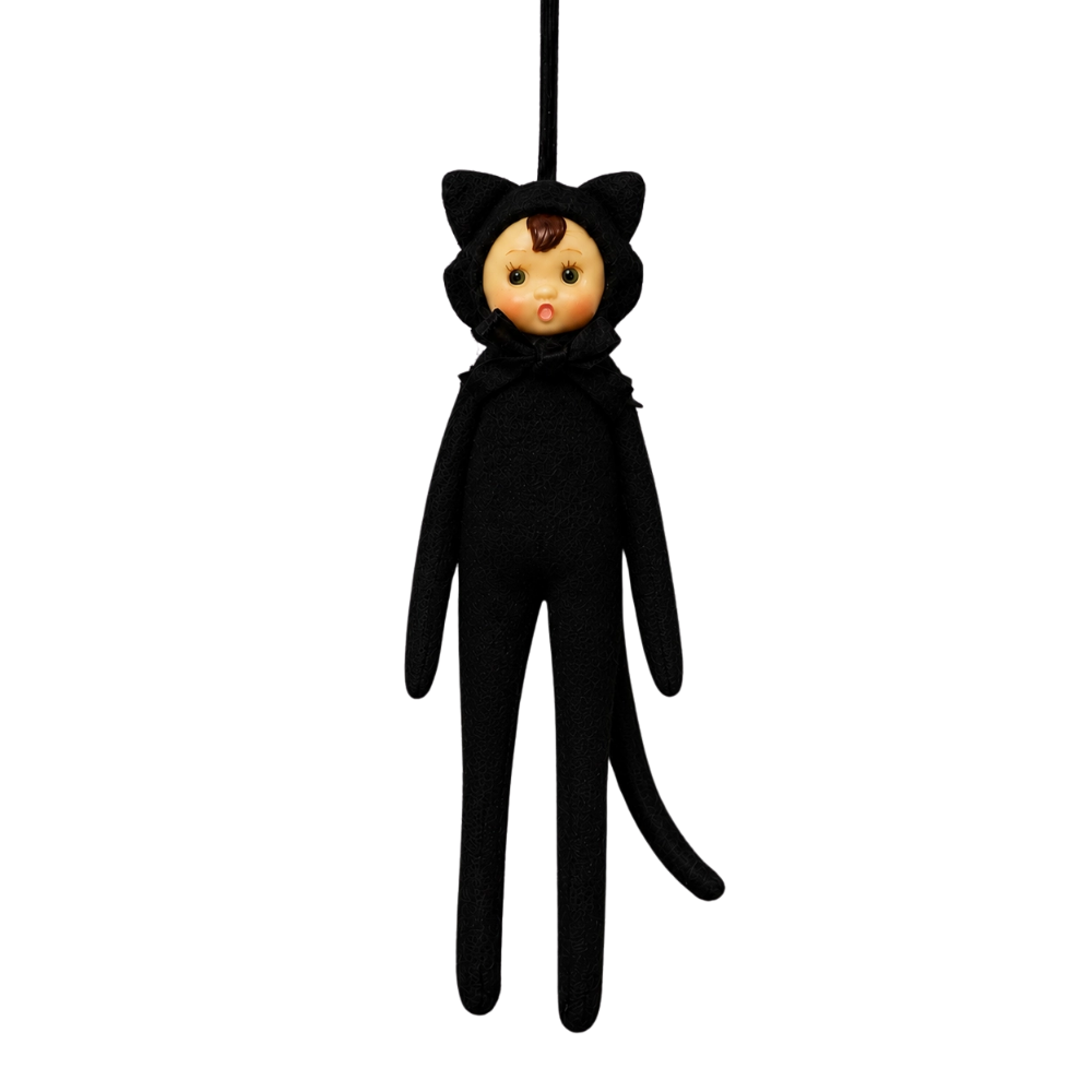 Lucky Luna Spooky Sidekick Elf Ornament