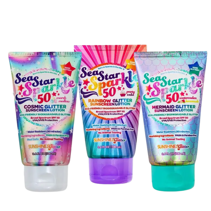 Sea Star Sparkle - Glitter Sunscreen SPF 50