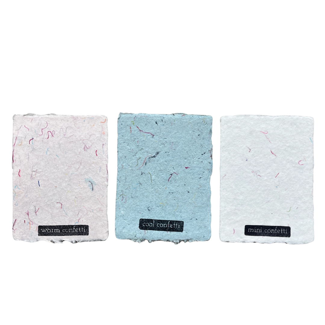 Handmade Paper Sheet Set A2 (4.25in x 5.5in)
