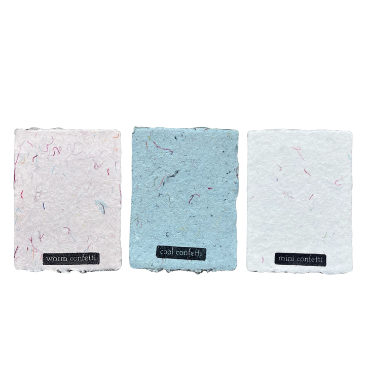 Handmade Paper Sheet Set A2 (4.25in x 5.5in)