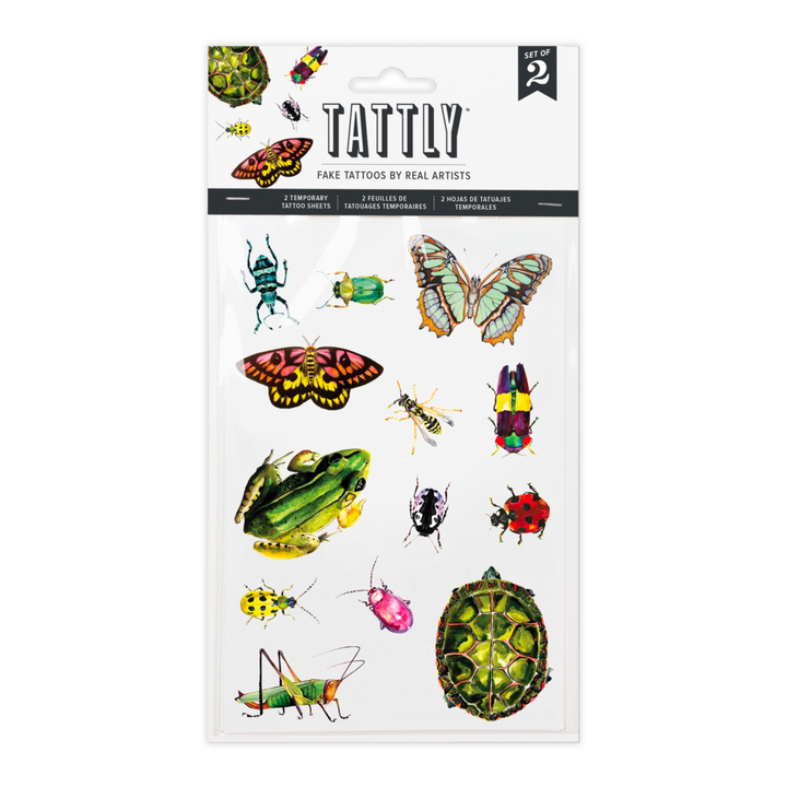 Critters on the Move Tattoo Sheet