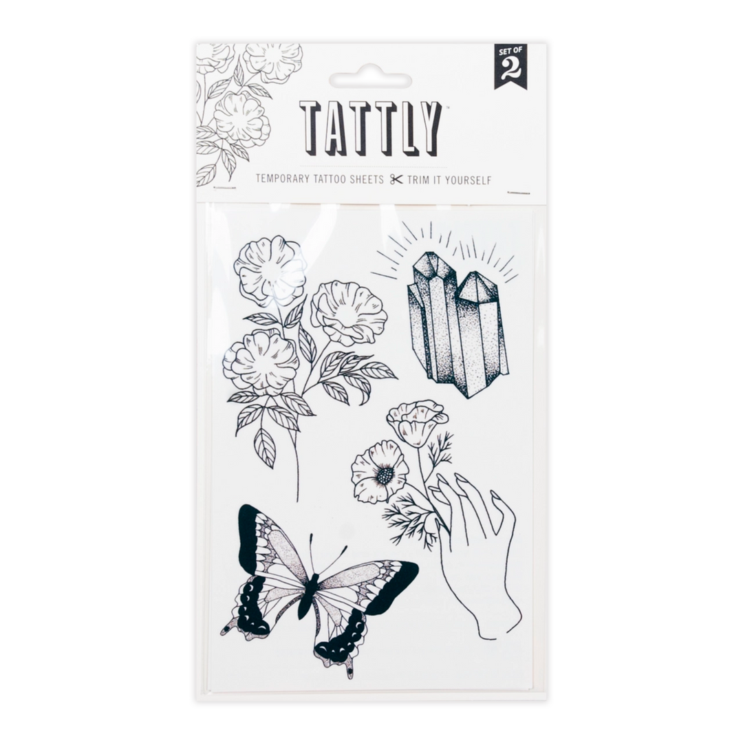 Earthly Gems Tattoo Sheet